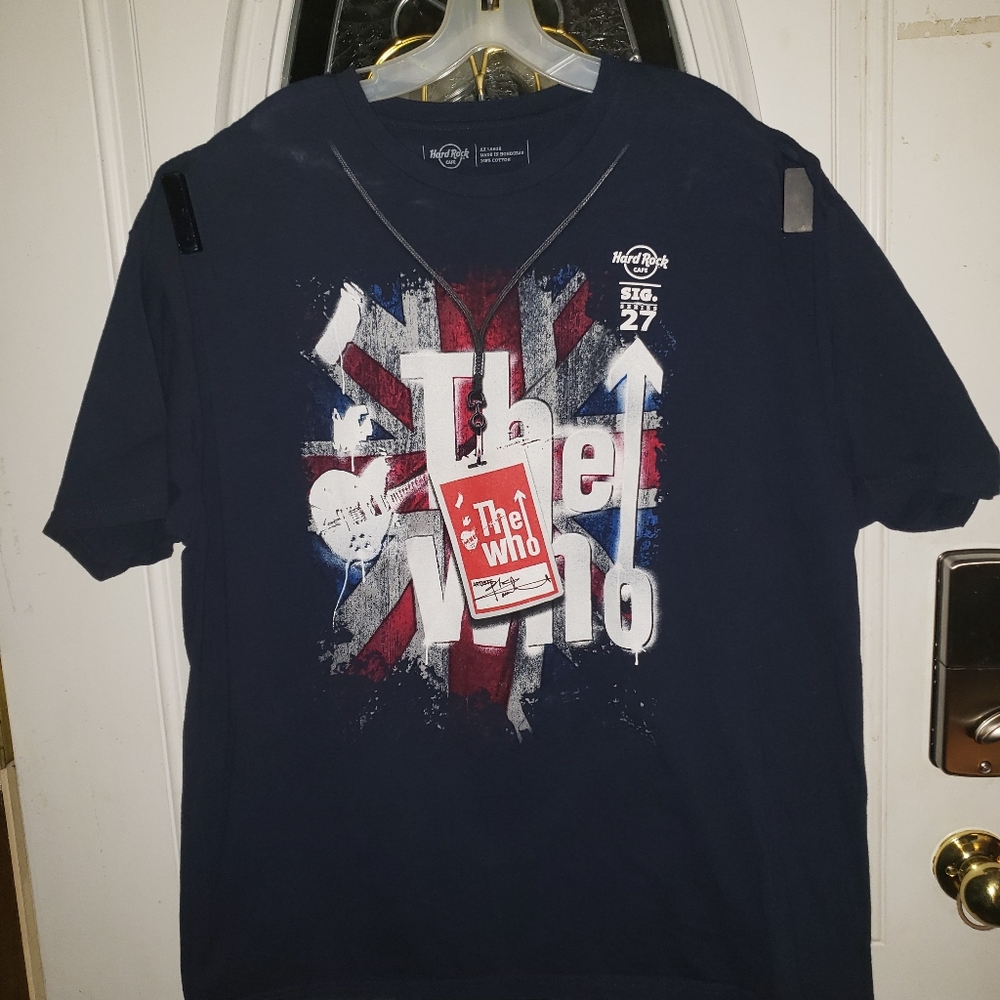 *Hard Rock Care The Who Sig Series 27 XXL Short Sleeved Tshirt